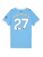Billige Manchester City Matheus Nunes #27 Hjemmedrakt Dame 2025-26 Kortermet